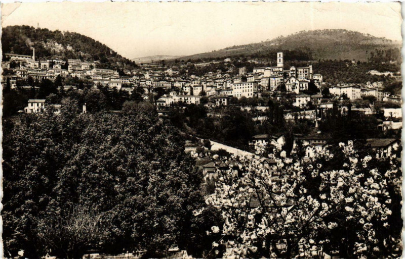 Carte postale ancienne Grasse- vue generale France à Grasse