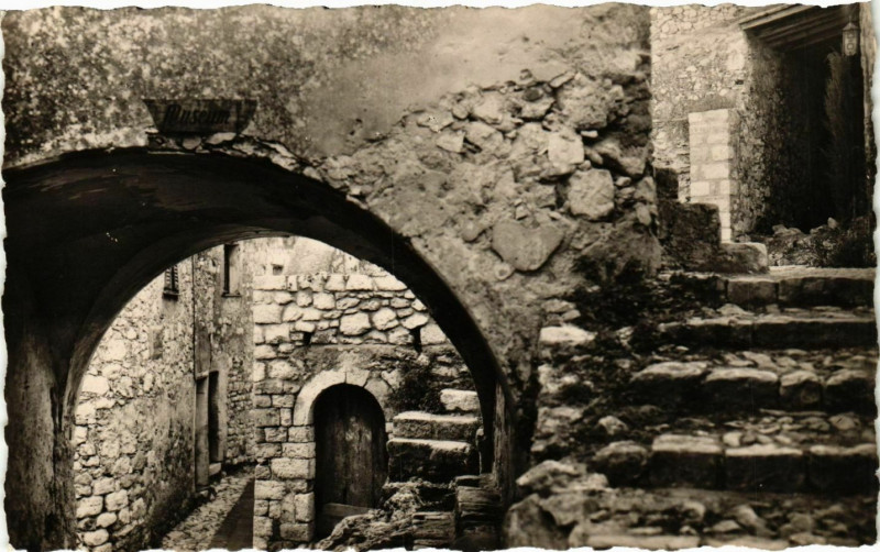 Carte postale ancienne Eze- Le Museum France à Èze