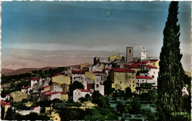 Carte postale ancienne Biot- Vue generale France à Biot