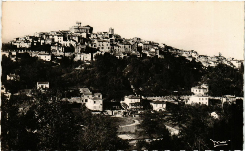 Carte postale ancienne Cagnes sur Mer- Vue generale France à Cagnes-sur-Mer