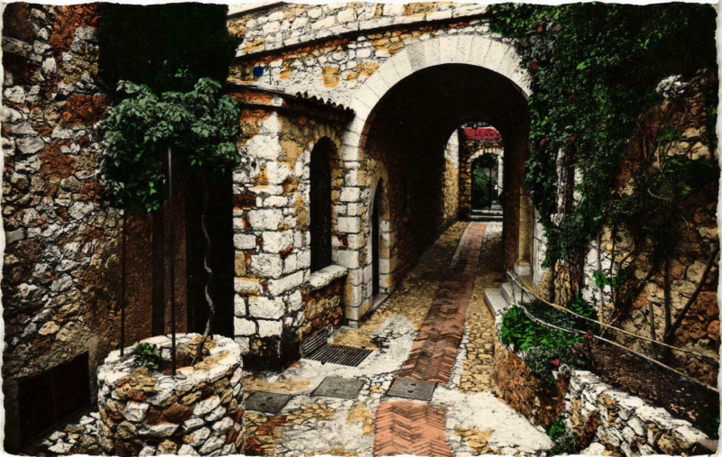 Carte postale ancienne Eze- La Chevre d'Or France à Èze