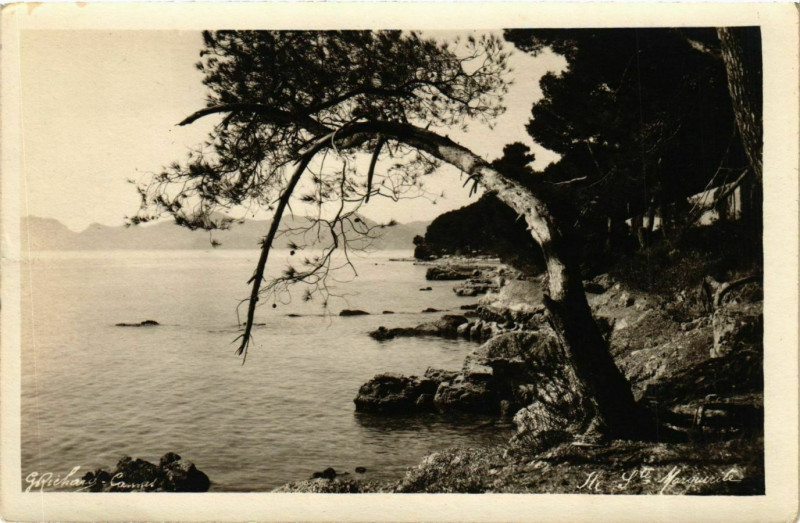 Carte postale ancienne Cannes- Ile Ste Marguerite France à Cannes