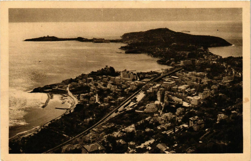Carte postale ancienne Beaulieu sur Mer- et St. Jean Cap Ferrat France à Beaulieu-sur-Mer
