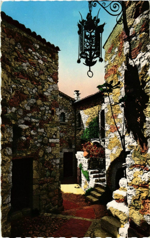 Carte postale ancienne Eze- Le Palais du Prince de Suede France à Èze