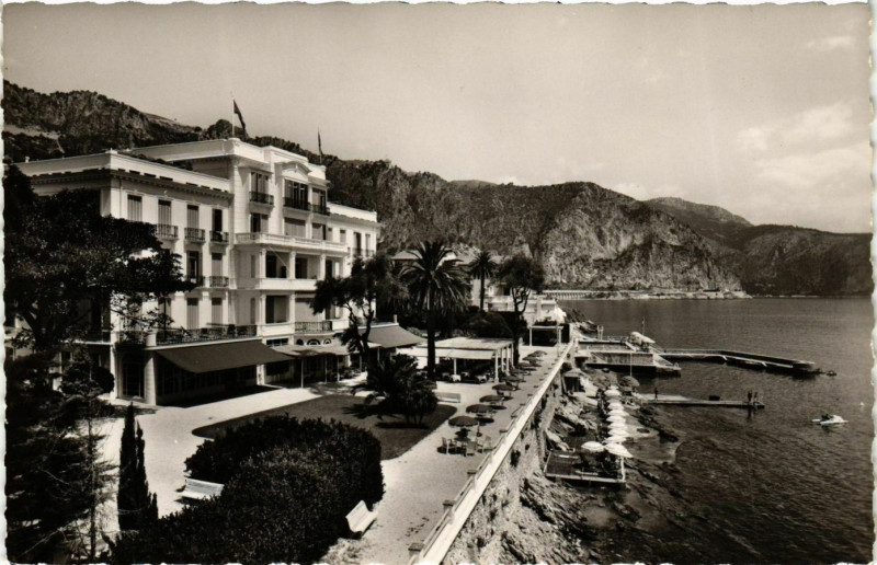 Carte postale ancienne Beaulieu sur Mer- Hotel Metropole France à Beaulieu-sur-Mer