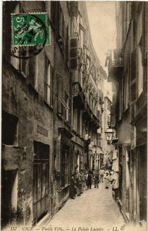 Carte postale ancienne Nice - Vieille Ville - Le Palais Lascaris à Nice