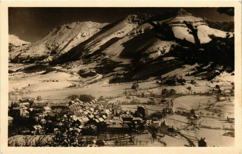 Carte postale ancienne Villard-de-Lans - Vue Generale - En Hiver France à Villard-de-Lans