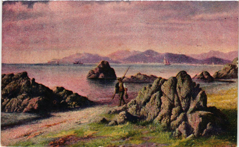 Carte postale ancienne Cannes - Scene - Landscape à Cannes
