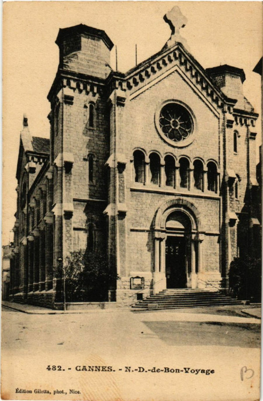 Carte postale ancienne Cannes - N D de-Bon-Voyage à Cannes