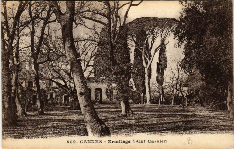 Carte postale ancienne Cannes - Ermitage Saint Cassien à Cannes