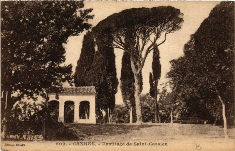 Carte postale ancienne Cannes - Ermitage de Saint-Cassien à Cannes