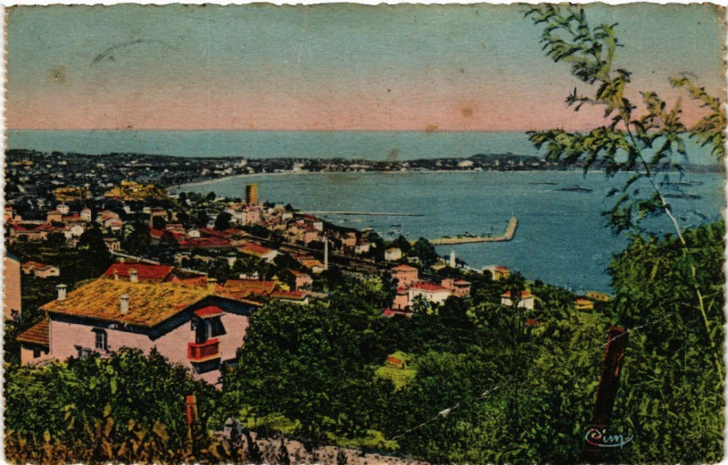 Carte postale ancienne Golfe-Juan - Vue Générale