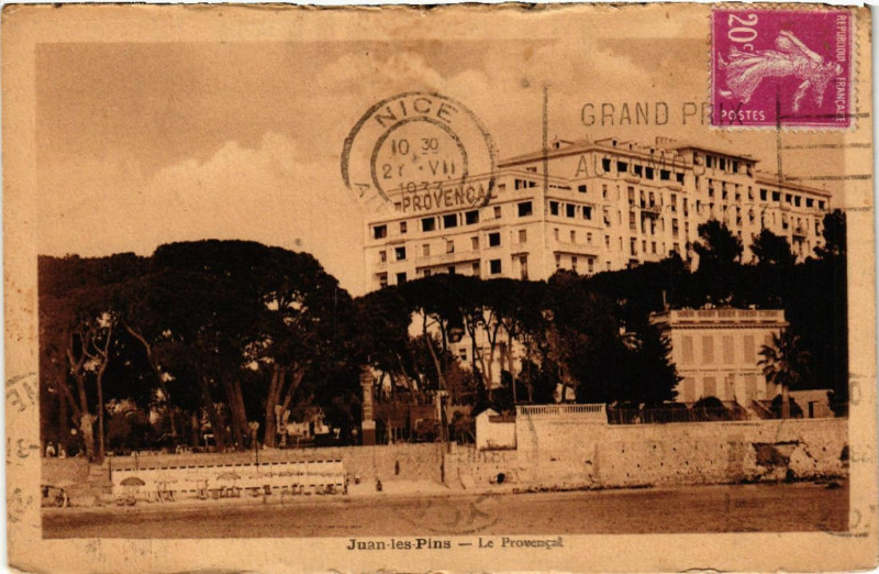 Carte postale ancienne Juan-les-Pins - Le Provencel à Vence