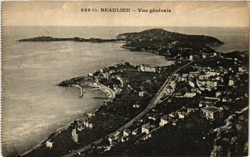 Carte postale ancienne Beaulieu - Vue générale
