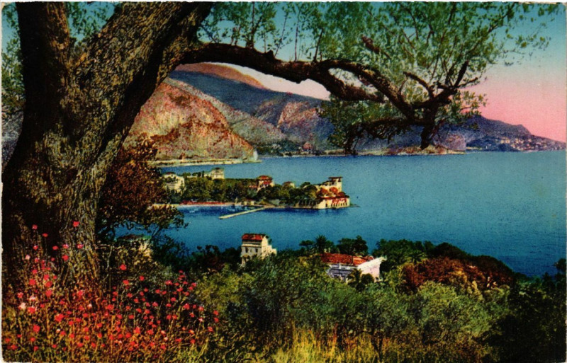 Carte postale ancienne Beaulieu-sur-Mer - La Pointe des Fourmis à Beaulieu-sur-Mer
