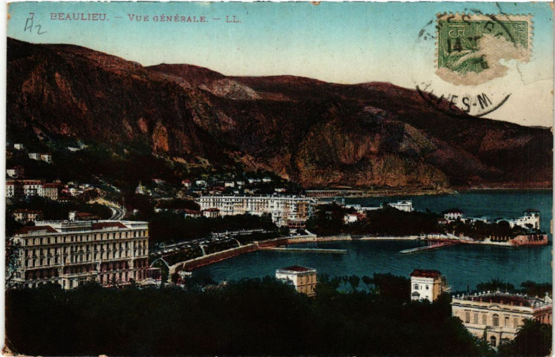 Carte postale ancienne Beaulieu - Vue générale
