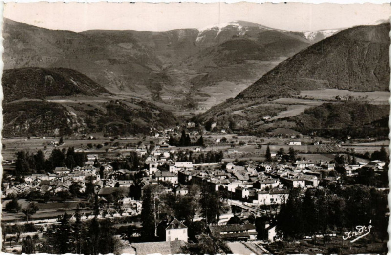 Carte postale ancienne Vif - Vue générale et le Connex à Vif