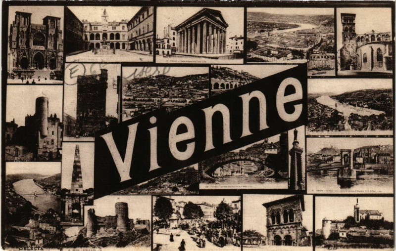 Carte postale ancienne Vienne - Scenes à Vienne