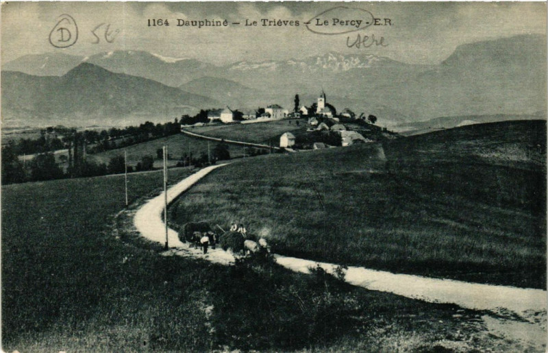 Carte postale ancienne Le Trieves - Le Trieves - Le Percy - Dauphiné à Percy