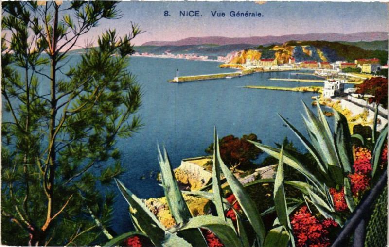 Carte postale ancienne Nice - Vue Générale à Nice