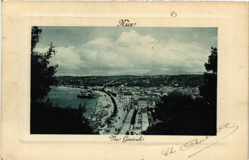 Carte postale ancienne Nice - Vue Générale à Nice