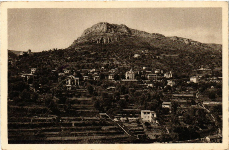 Carte postale ancienne Vence la-Jolie - Le Baou des Blance à Vence