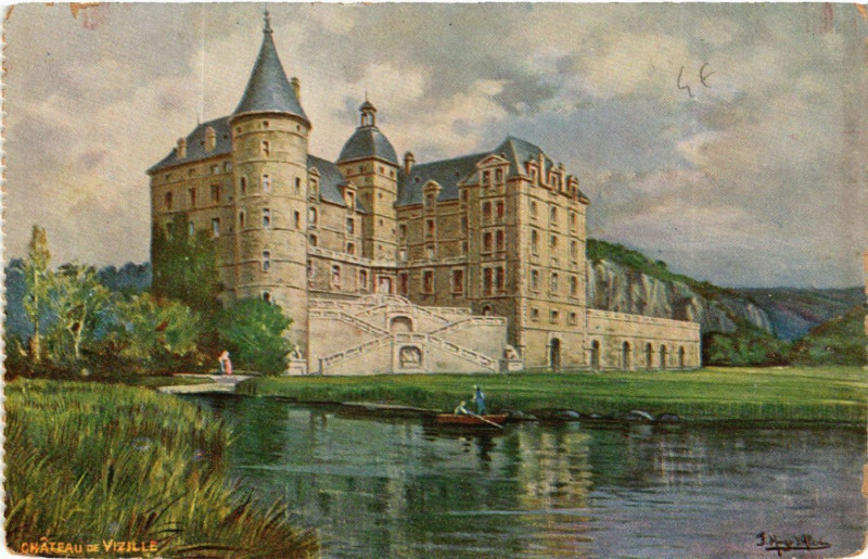 Carte postale ancienne Vizille - Chateau de Vizille à Vizille
