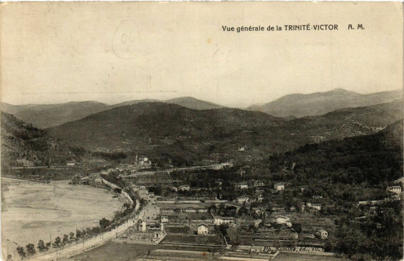Carte postale ancienne Vue générale de Trinite-Victor