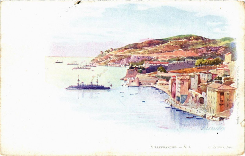 Carte postale ancienne Villefranche N. 6.