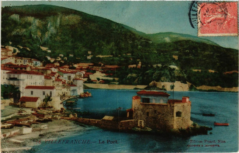Carte postale ancienne Villefranche Le Port