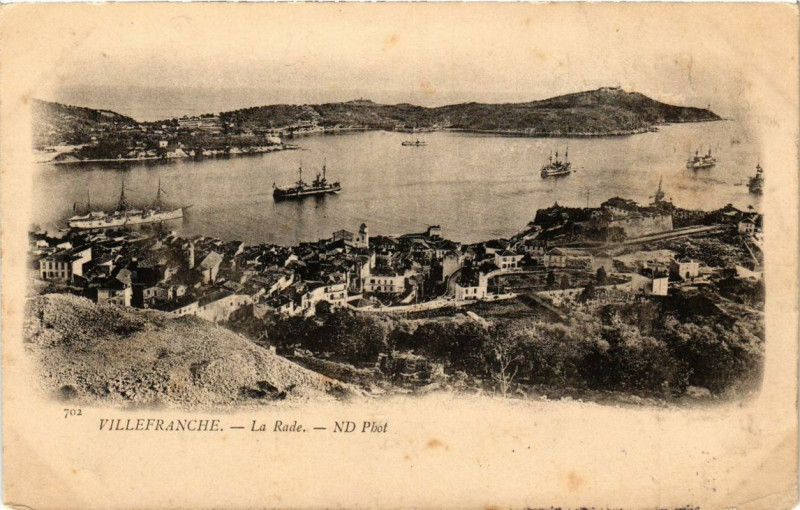 Carte postale ancienne Villefranche La Rade