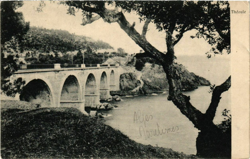 Carte postale ancienne Theoule