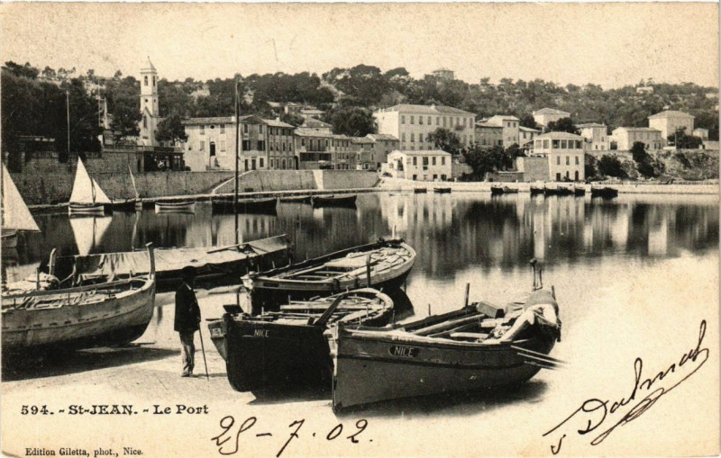Carte postale ancienne Saint-Jean Le Port
