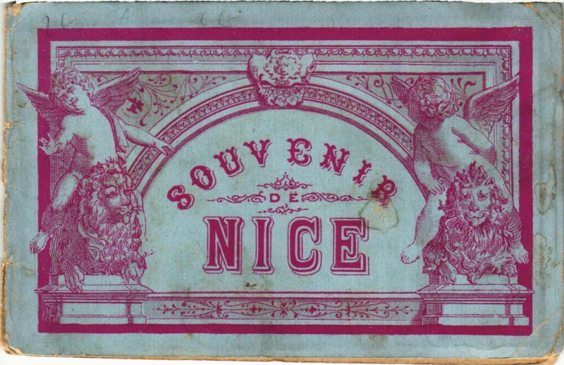Carte postale ancienne Souvenir de Nice à Nice