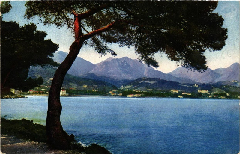 Carte postale ancienne Riviera di Ponente. Menton e à Menton
