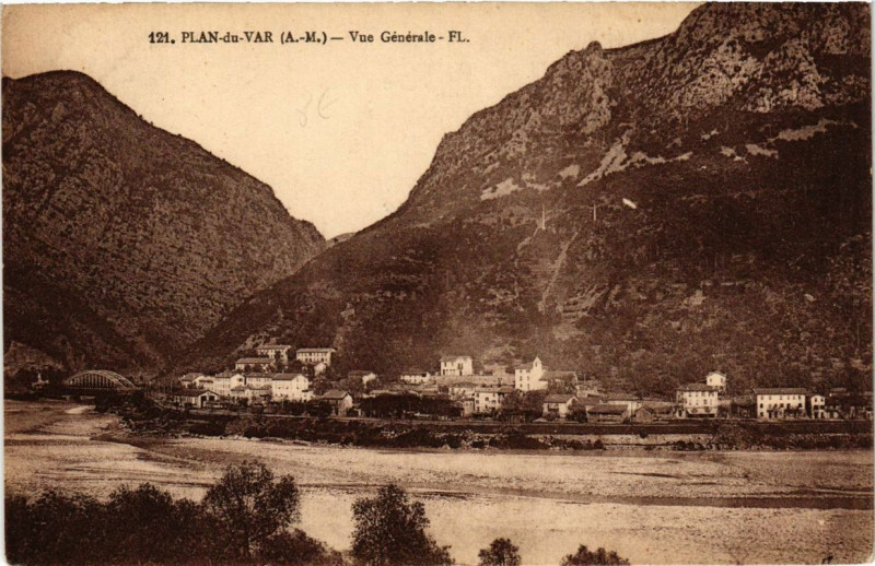 Carte postale ancienne Plan-du-Var Vue générale