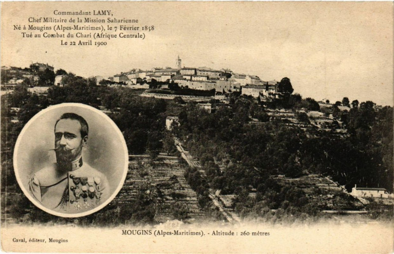 Carte postale ancienne Mougins Altitude 260 m à Mougins