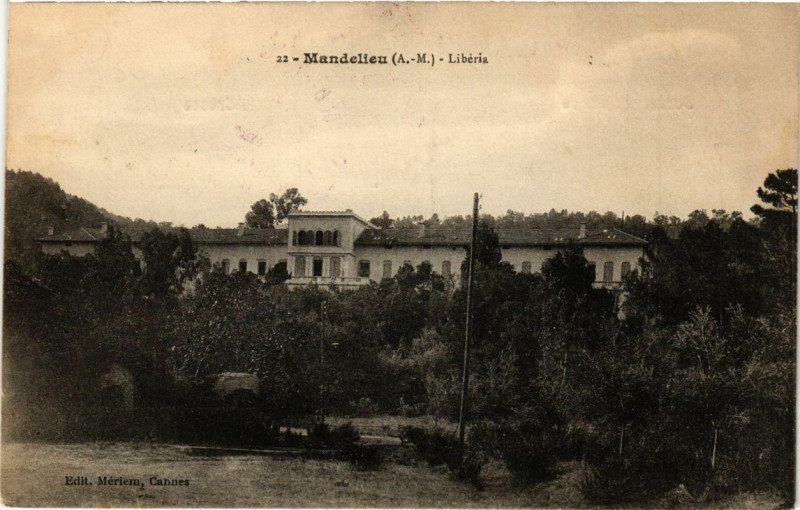 Carte postale ancienne Mandelieu Libera
