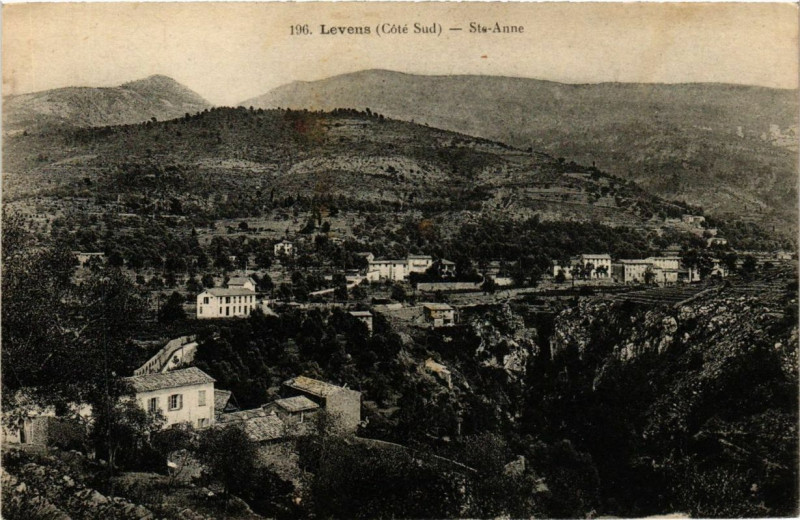 Carte postale ancienne Levens Ste-Anne à Levens