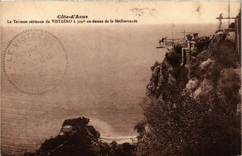 Carte postale ancienne La Terrasse aerienne du Viastero