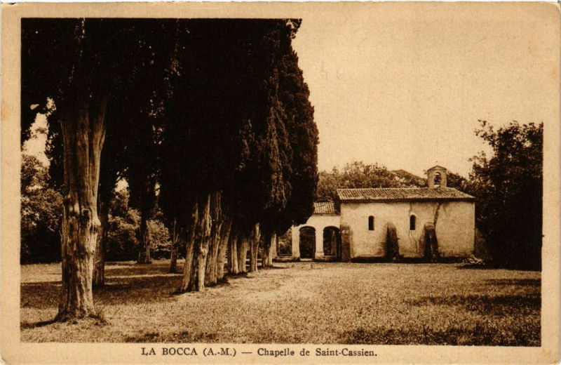 Carte postale ancienne La Bocca Chapelle de Saint-Cassien