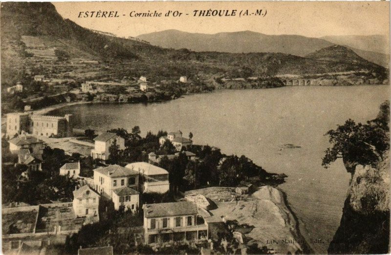 Carte postale ancienne Esterel-Theoule