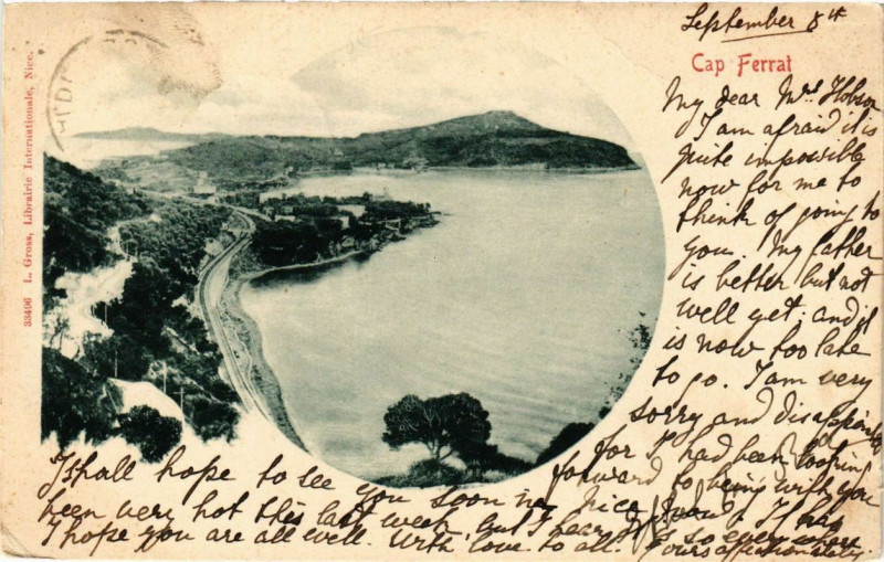 Carte postale ancienne Cap Ferrat