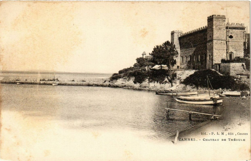 Carte postale ancienne Cannes Chateau de Theoule à Cannes