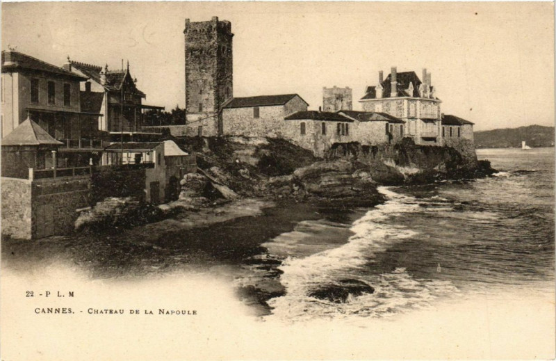 Carte postale ancienne Cannes Chateau de La Napoule à Cannes