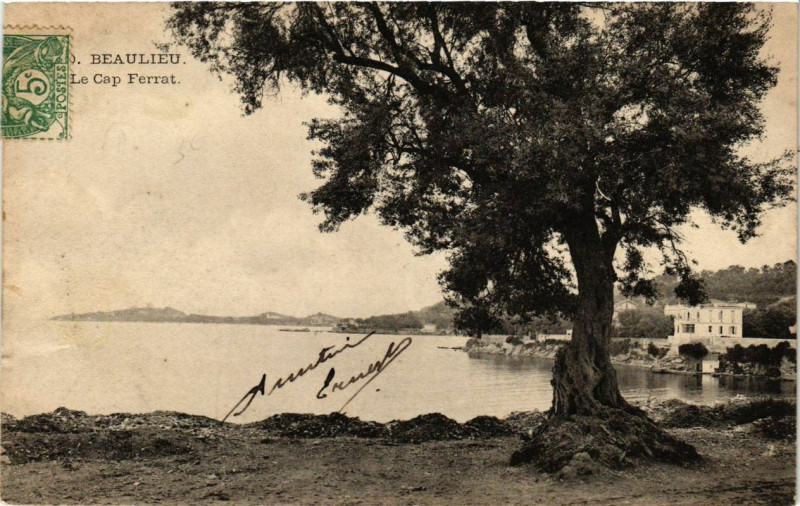 Carte postale ancienne Beaulieu Le Cap Ferrat