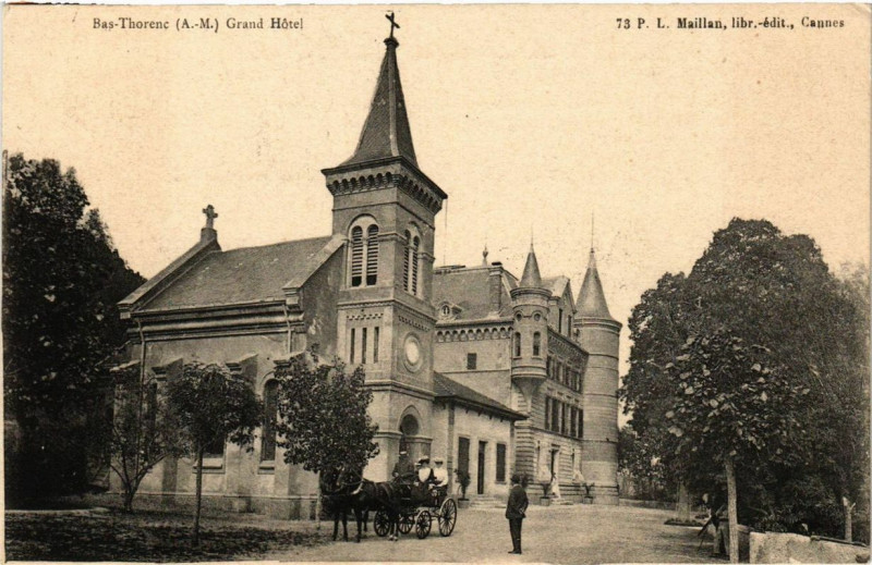 Carte postale ancienne Bas-Thorenc Grand Hotel