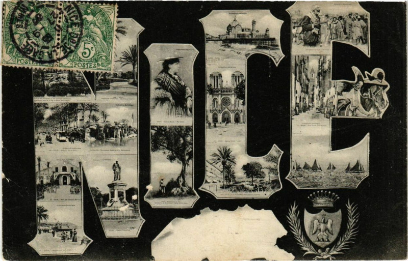 Carte postale ancienne Nice à Nice