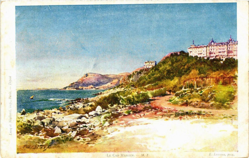 Carte postale ancienne Le Cap Martin M. 8