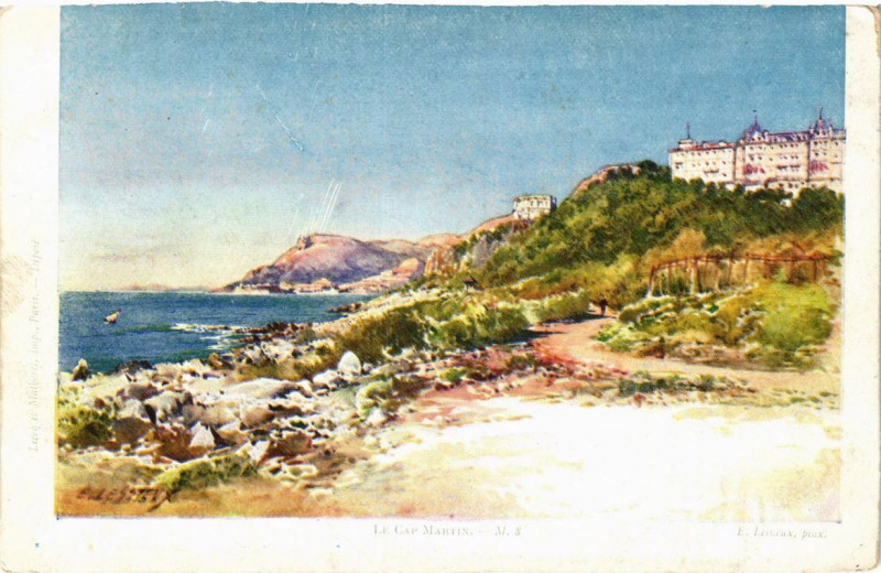 Carte postale ancienne Le Cap Martin M. 8